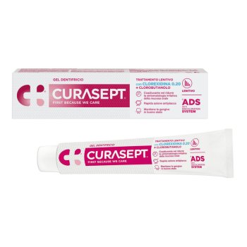 curasept ads gel dentifricio trattamento lenitivo - clorexidina 0,20 e clorobutanolo 75ml