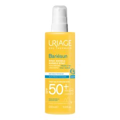 uriage - bariesun spray solare invisibile spf 50+ protezione molto alta senza profumo 200ml