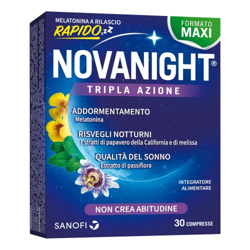 Novanight Tripla Azione 30 Compresse Rilascio Rapido 