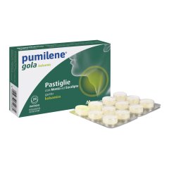 pumilene respiro gola eucalipto forte 24 caramelle balsamiche 