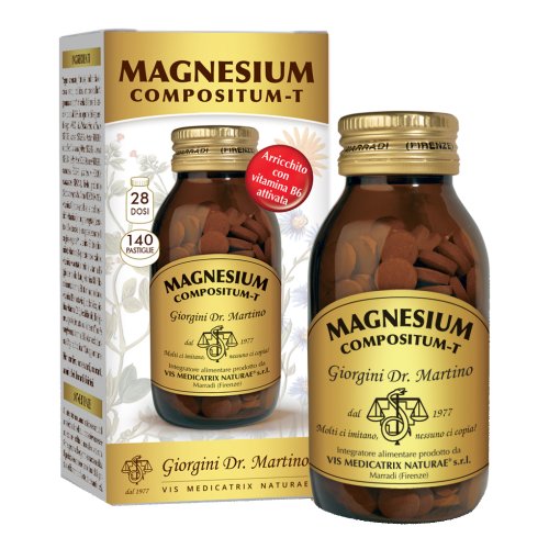 Dr Giorgini Magnesium Compositum-T 140 Pasticche 500mg