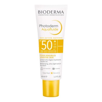 photoderm aquafluide spf50+ fotoprotezione solare idratante e opacizzante 40ml