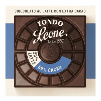leone tavoletta di cioccolato al latte 50% cacao 75g
