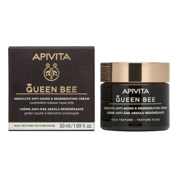 apivita queen bee rich - crema anti-età assoluta & rigenerante texture ricca 50ml
