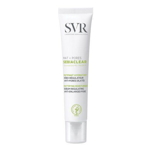 SVR - Sebiaclear Mat + Pores Crema Sebo-Regolatore Effetto Opacizzante Pori Dilatati E Levigante De