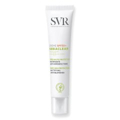 svr - sebiaclear crème spf50+ crema trattamento anti-imperfezioni opacizzante con elevata protezione solare 40ml