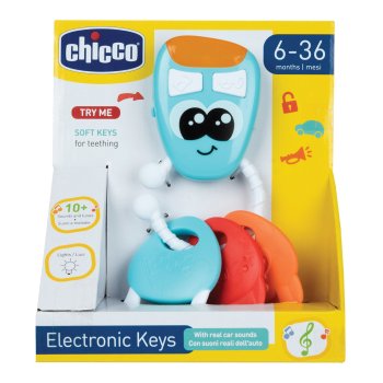 chicco gioco baby sense electronic keys chiavi elettroniche 6-36 m