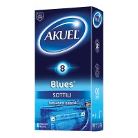 Akuel Blues Sottili 8 Profilattici