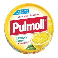 pulmoll limone e vitamina c senza zucchero - caramelle gola limone e citronella 45g
