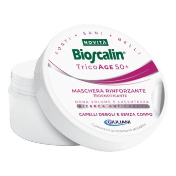 bioscalin tricoage 50+ maschera rinforzante ridensificante capelli deboli e senza corpo 200ml