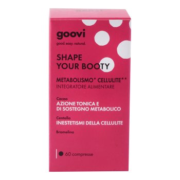 goovi shape your booty integratore metabolismo cellulite 60 compresse