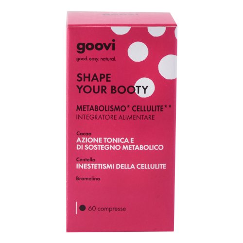 Goovi Shape Your Booty Integratore Metabolismo Cellulite 60 Compresse