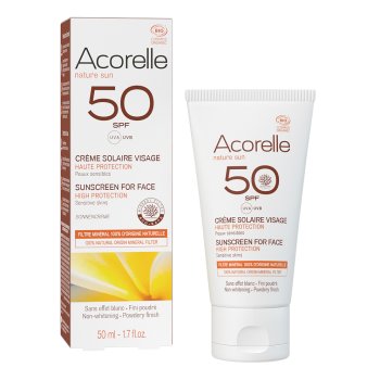 acorelle crema solare viso bio