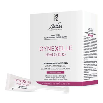 bionike gynexelle hyalo-duo gel vaginale anti-secchezza 10 tubini monodose da 5ml