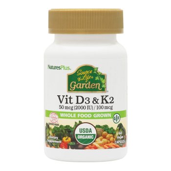 vitamina d3&k2 50mcg 60cps