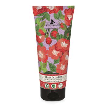 florinda - doccia shampoo mosaici italiani rosa selvatica 200ml