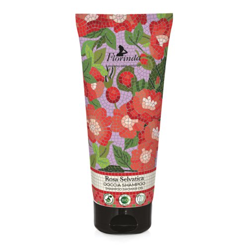 Florinda - Doccia Shampoo Mosaici Italiani Rosa Selvatica 200ml