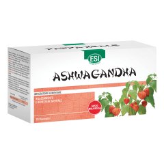 esi ashwagandha - integratore tonico adattogeno 10 flaconcini 30ml