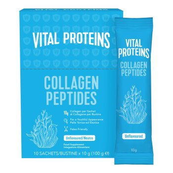 vital proteins collagen peptides - integratore alimentare con peptidi di collagene 10 bustine 10g
