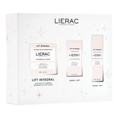 lierac cofanetto regalo lift integral crema giorno rassodante 50ml + siero 15ml + crema notte 25ml in omaggio