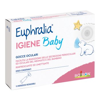 euphralia igiene baby gocce oculari 10 fiale monodose - boiron srl