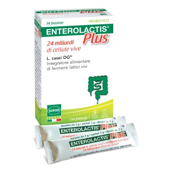 enterolactis plus integratore di fermenti lattici 14 bustine