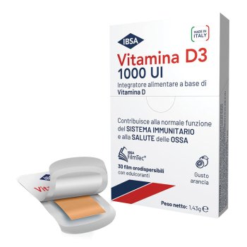 vitamina d3 1000 ui 30 film orodispersibili - ibsa 