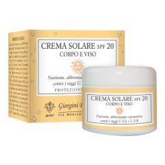 crema sol.fp20 100ml giorgini