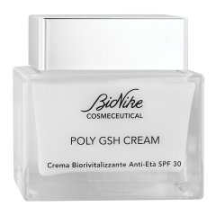 bionike cosmeceutical poly gsh cream crema biorivitalizzante anti-eta' spf30 50 ml