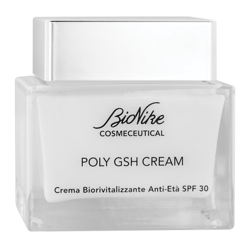 Bionike Cosmeceutical Poly GSH Cream Crema Biorivitalizzante Anti-Eta' SPF30 50 ml