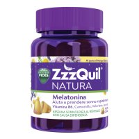 Vicks ZzzQuil Natura Mango E Banana - Integratore Per Il Sonno 30 Pastiglie Gommose 