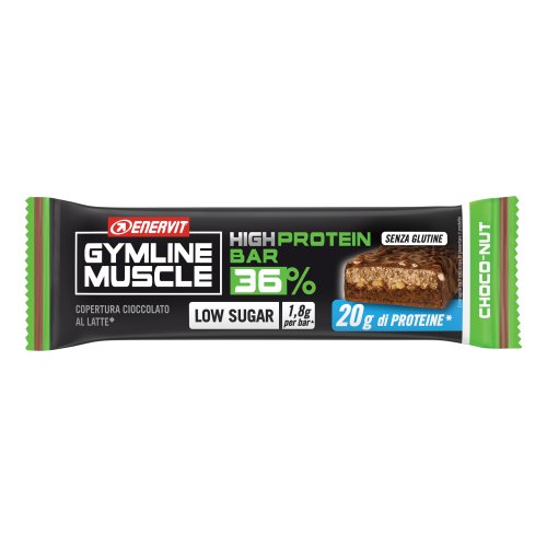 Enervit Gymline Muscle High Protein Barretta Proteica 36% Gusto Choco Nut 55g