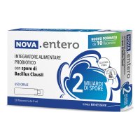 Nova Entero 2 Miliardi Di Spore Di Bacillus Clausii Fermenti Lattici 10 Flaconcini