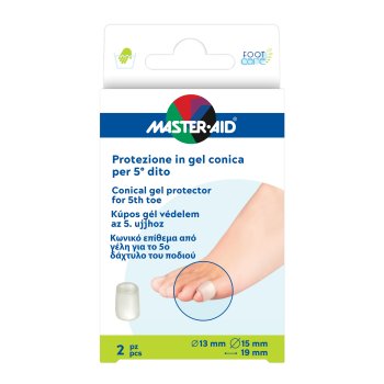 master aid foot care protezione in gel conica per il quinto dito ( minolo ) 2 pezzi