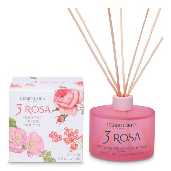 3 rosa fragranza legni prof