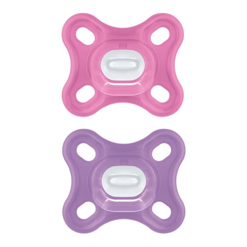 Mam Comfort 0-2 M Succhietto In Silicone Femmina Confezione Doppia