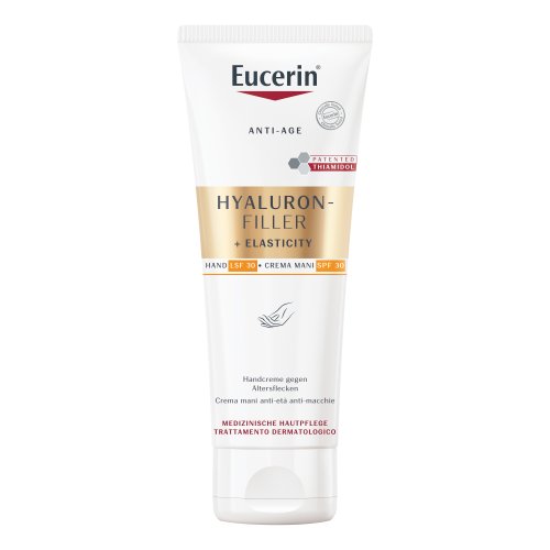 Eucerin Hyaluron-Filler + Elasticity Crema Mani Anti-Età Anti-Macchie Spf30 75ml