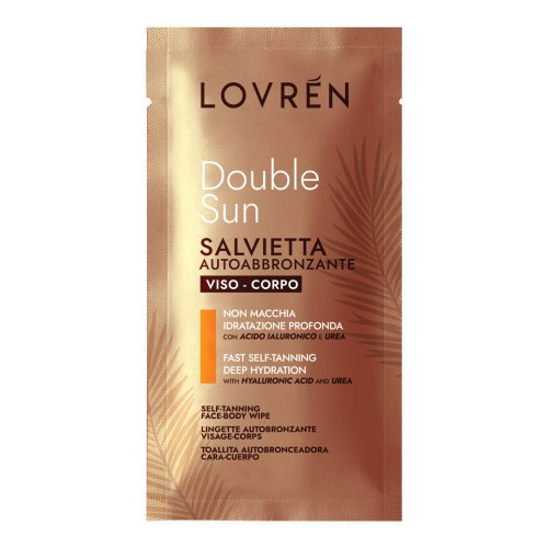 Lovren Double Sun Salvietta Autoabbronzante Viso E Corpo