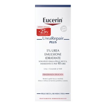 eucerin urearepair plus 5% urea emulsione idratante fragranza delicata 250ml promo