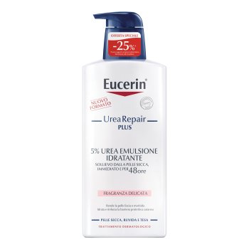 eucerin urearepair plus 5% urea emulsione idratante fragranza delicata 400ml promo