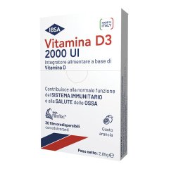 vitamina d3 2000 ui 30 film orodispersibili - ibsa