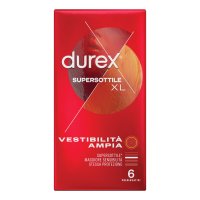 Durex Supersottile XL Vestibilità Ampia 6 Profilattici