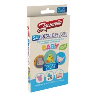 Zanzarella Sticker Baby Diffusori Anti-Zanzare 24 Pezzi