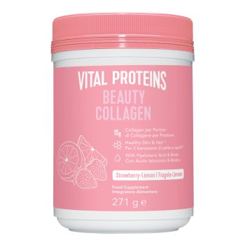 vital proteins beauty collagen - integratore alimentare per il benessere di pelle e capelli barattolo da 271g