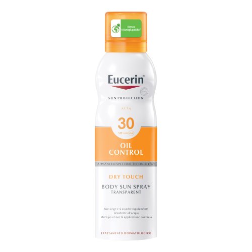 Eucerin Sun Dry Touch Oil Control Body Spray Tocco Secco Fp30 Protezione Solare Alta 200ml