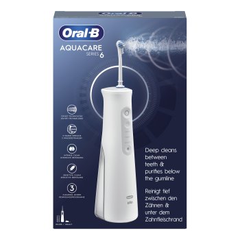 oral-b power aquacare 6 - idropulsore dentale con tecnologia oxyjet