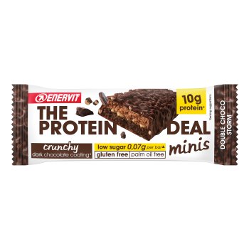 enervit the protein deal barretta proteica crunchy double choco 33g