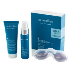 blandies skin care viso 3 in 1 - maschera 75ml + attivatore spray 50ml + occhialini protettivi 