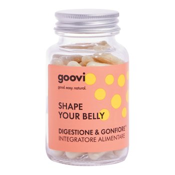 goovi shape your belly integratore per digestione & gonfiore 60 capsule