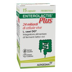 enterolactis plus integratore di fermenti lattici 15 capsule